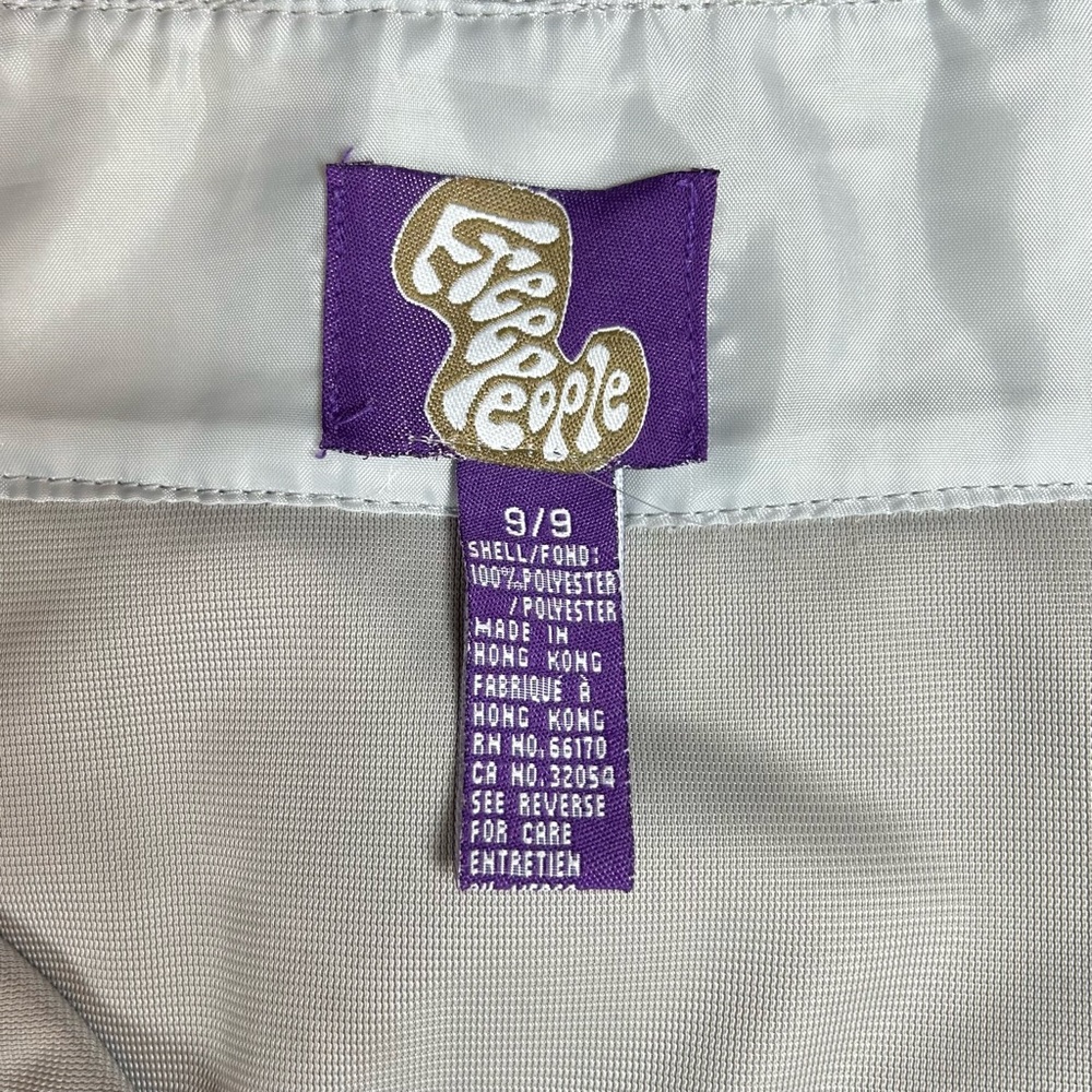 EUC Free People Metallic Mini Skirt *Vintage Y2K/90s* - Picture 13 of 15